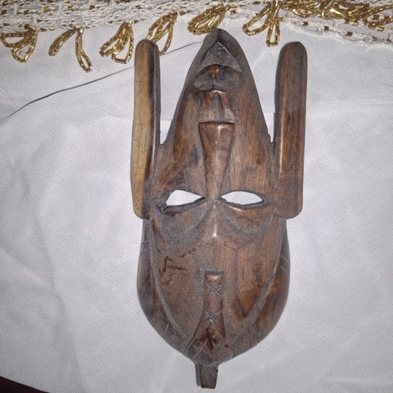6 x Masques Africains 2 – Décorations murales, Wood (photo 10 of 12)