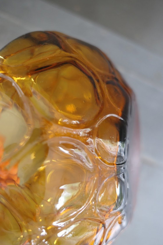 Image 1 of Vase Art Déco Verextrafort Belgique ambré