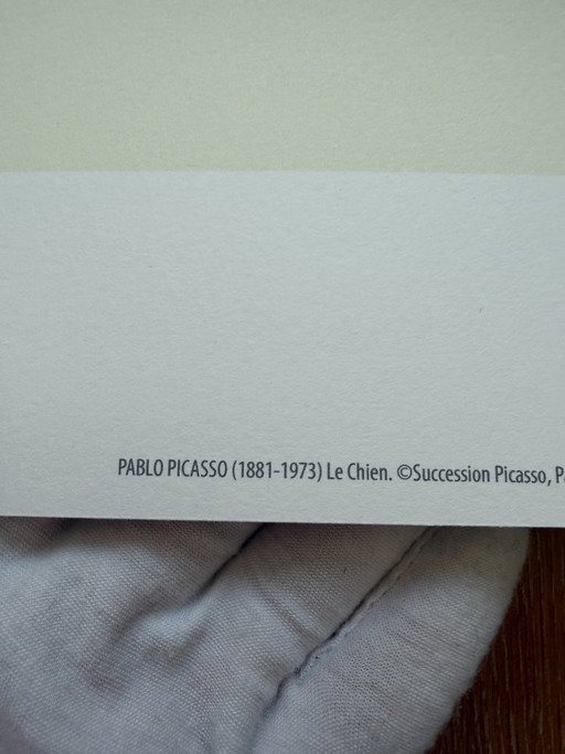 Pablo Picasso (1881-1973), Le Chien, © Succession Picasso, Paris, 2025. Imprimé au Royaume-Uni.