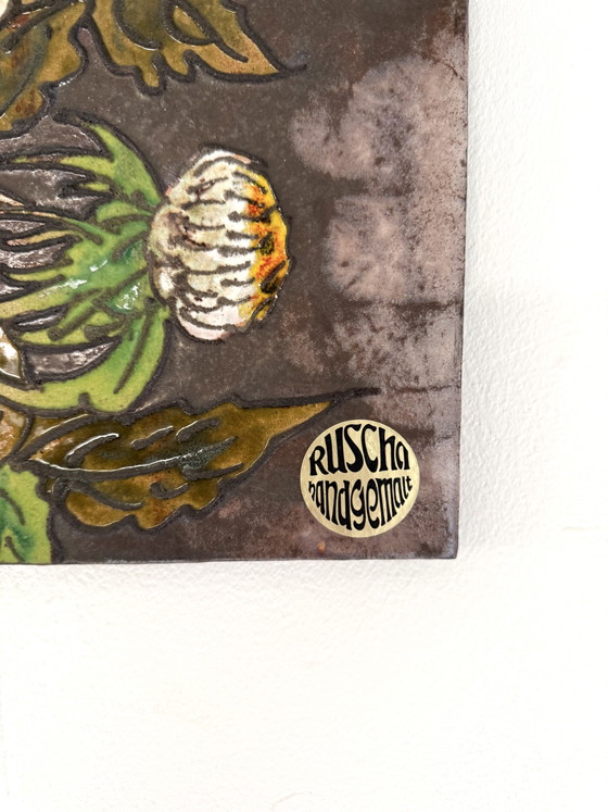 Vintage Ceramic Wall Tile, Ruscha Keramik ‘60 – Wall decoration (photo 5 of 7)
