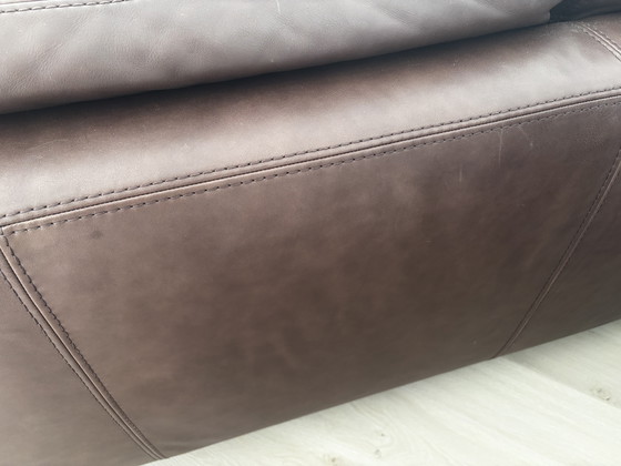Image 1 of Bellissimo divano in pelle marrone cholade