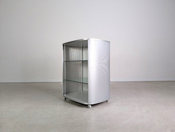 Image 1 of Cassettiera WOGG, mobile di design di Benny Mosimann, mobile ellittico