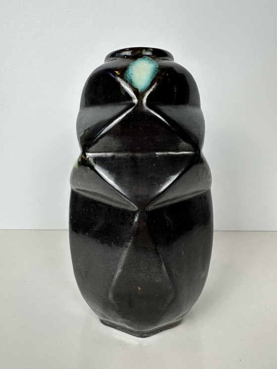 Image 1 of Art deco vaas - Belgium Ceramic 