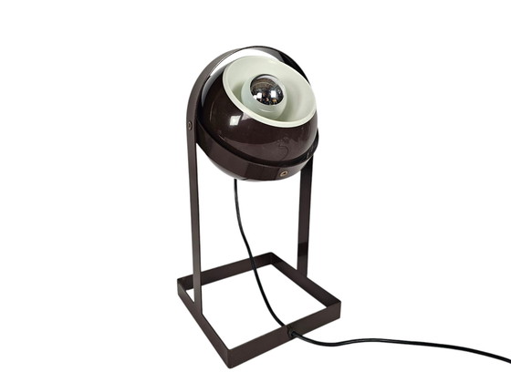 Image 1 of Space Age - 'Eyeball' Tafelspot - Metaal - 3e Kwart 20e Eeuw