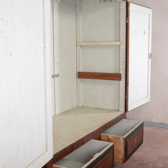 Mobile dipinto marrone italiano del XIX secolo con cornici nere – Armadi, Legno, Rustic (photo 14 of 14)