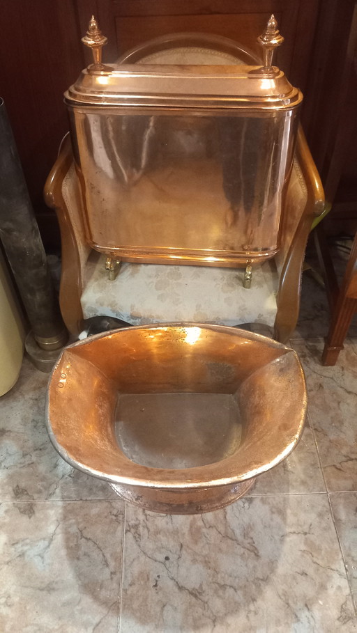 19th Century Copper Hand Wash Basin