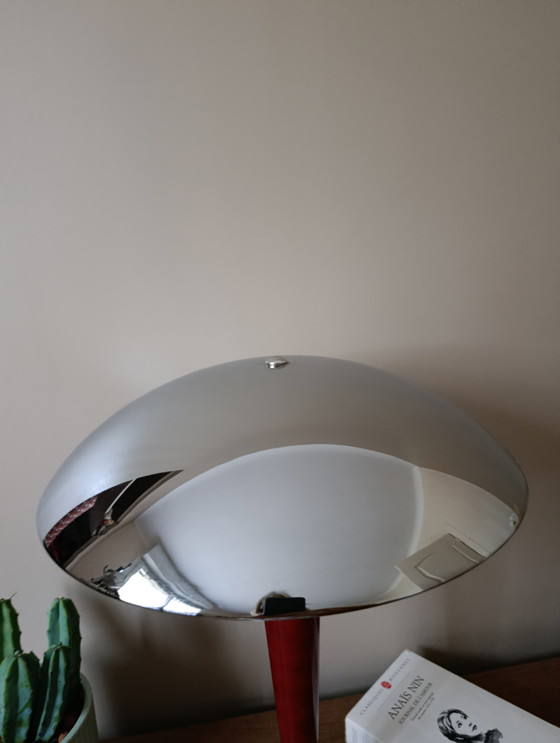 Image 1 of Mushroom lamp, also known as ocean liner lamp, Art Deco style, 1980