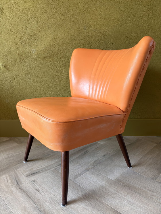 Image 1 of Poltrona da cocktail vintage arancione