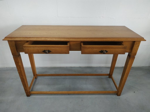 Mesa auxiliar de pared clásica de madera vintage