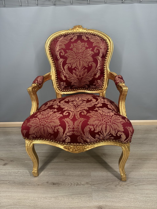 Poltrona in stile Luigi XV