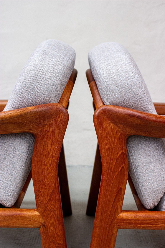 2 poltrone vintage in teak, stile danese anni '60. – Komfort, Textile (photo 3 of 18)