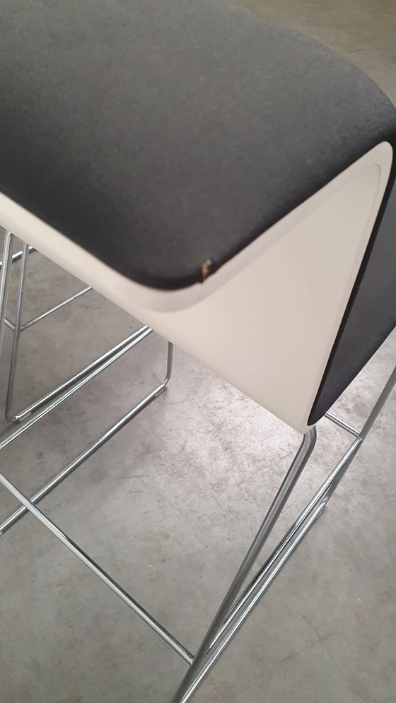 Image 1 of 4x Bulo Tab barkrukken design Alain Berteau + extra zitting