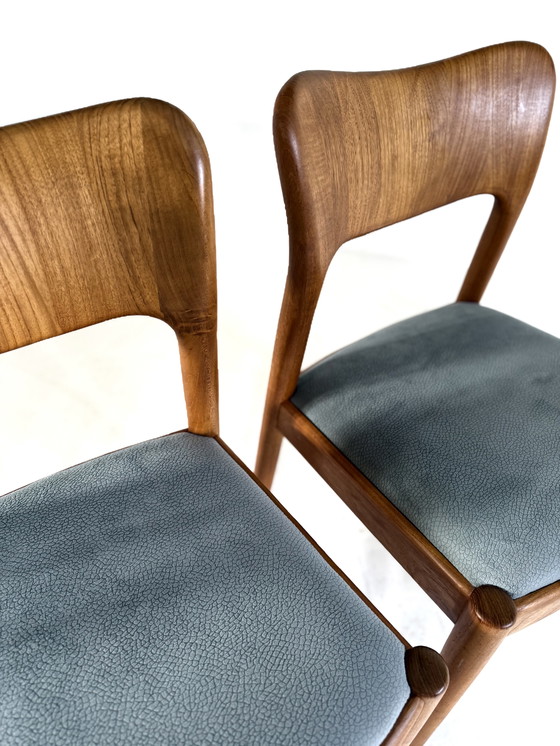 Image 1 of 4x sedie da sala da pranzo vintage 'Ole', Koefoeds Hornslet '70