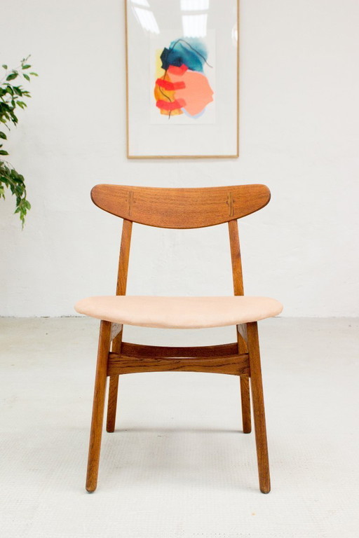 Vintage Hans J. Wegner CH30 Carl Hansen & Søn Stühle Eiche
