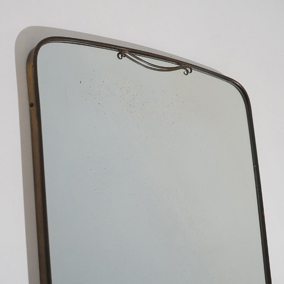 Wandspiegel mit Messingrahmen, 1950er Jahre – Glass (photo 9 of 12)