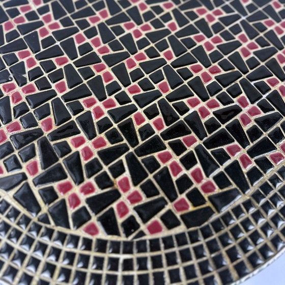 Image 1 of Vintage 1960s mid-century mosaic coffee table