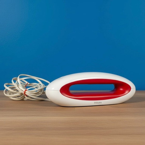 Image 1 of Téléphone sans fil Philips Mira M555 rouge et blanc avec répondeur (2013)