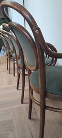 4x vintage Bistro stoel (Thonet stijl)