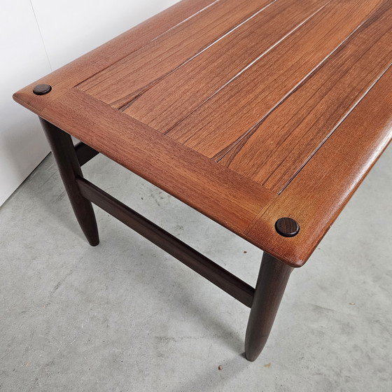 Image 1 of Table basse vintage, plateau réversible
