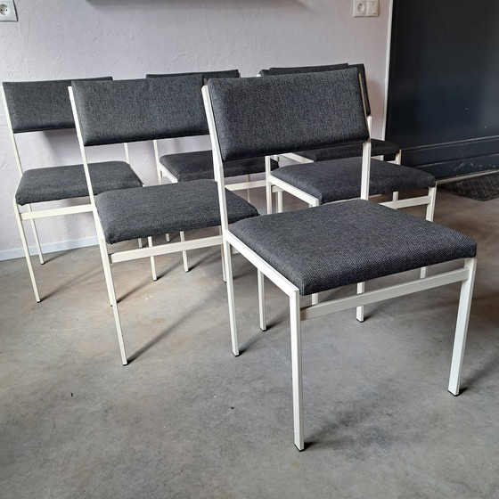 Image 1 of Ensemble de 6 chaises de salle à manger Pastoe Sm07