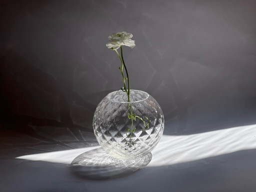 Dahlia vase - crystal
