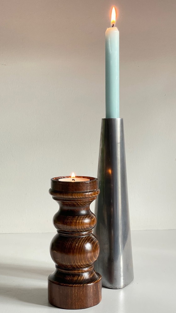 Image 1 of BOUGEOIRS Bois et Métal Ikea VINTAGE