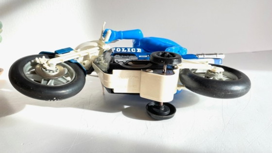 Image 1 of Joustra Metal Motorcycle Toy – Vintage France