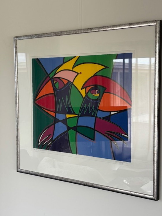 Image 1 of Lote de 2 serigrafías originales de Marianne Naerebout "La edad de la inocencia" V y VI