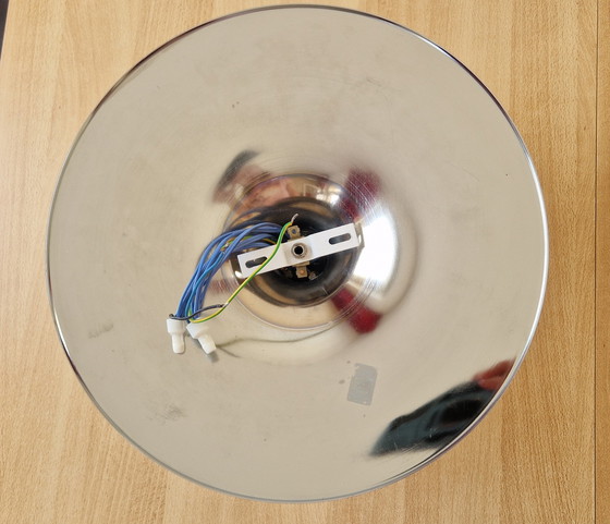 Image 1 of Hustadt Lighting Chrome Ceiling Light - Gaetano Sciolari