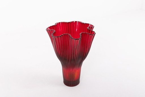 Vase en verre d'art de Monica Bratt pour Reijmyre, Suède, années 1950