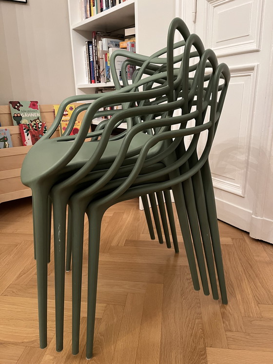 Image 1 of 4x Chaise Kartell Masters De Philippe Starck