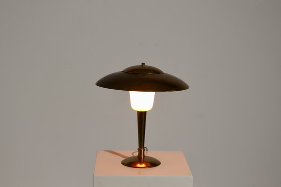 Image 1 of Vintage Brass Table Lamp 1950s