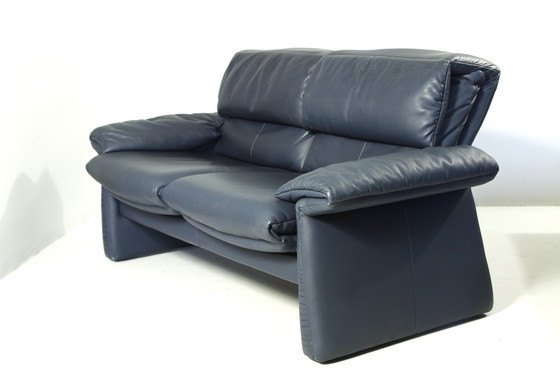 Image 1 of 2-Seater Leather Sofa Lugano by Erpo Int., Design 1985
