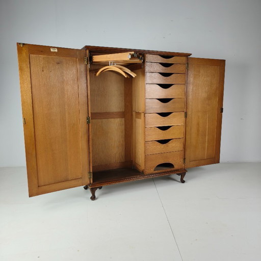 Art Deco style wardrobe from the early 20th century, manufactured by Innovation Ingenuities Ltd.