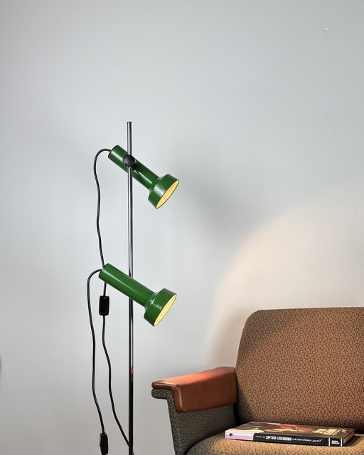 Vintage Floor Lamp by Goffredo Reggiani Italy Space Age 1970s, Adjustable Lamp, Mid Century Modern, 70s Industrial, Spot light