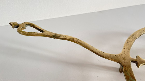 Image 1 of Solid brass trivet