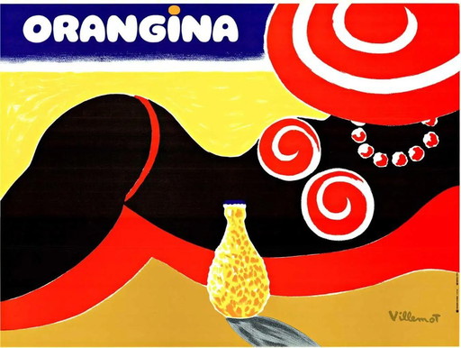 Villemot - Orangina - Oeuvre d'art imprimée – posters, Paper