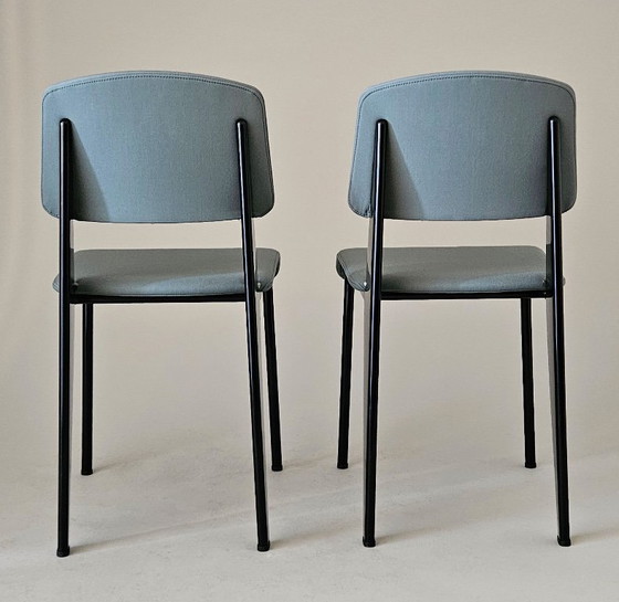 Image 1 of Pair of Vitra Standard SR Chairs by Jean Prouvé – Iwill 17 Green – Near Mint Condition