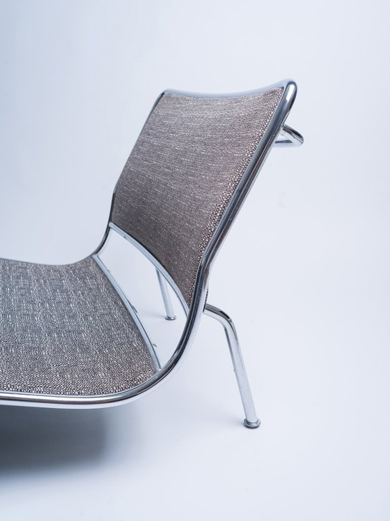 Living Divani Frog Lounge Chair – Piero Lissoni (Tessuto Grigio / Cromo) – Poltrone, Chrome (photo 4 of 9)