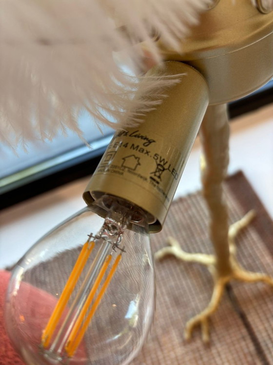 Image 1 of Light & living feather lamp