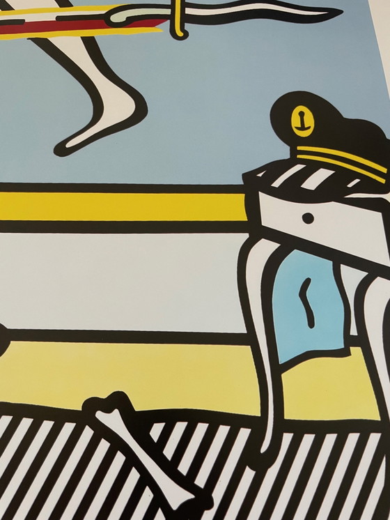 Image 1 of Roy Lichtenstein (1923-1997), Tintin Reading, 1993, Copyright Roy Lichtenstein &amp; Sabam Brussels 1995, Stampato in Belgio