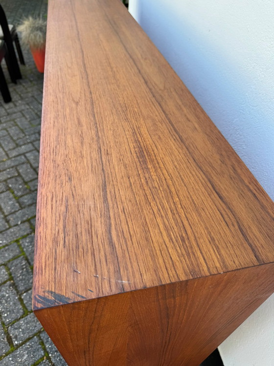 Credenza alta in teak MCM – Credenze alte, Metal, Wood (photo 3 of 8)