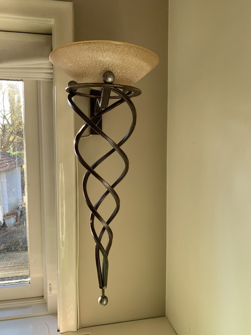 Gietijzeren Wandlamp