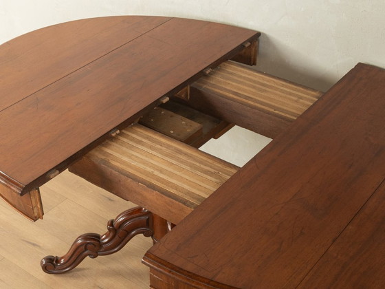 Antieke uitschuifbare tafel met kolomvoet – Eettafels, Hout (photo 13 of 19)