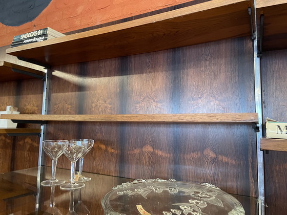 Image 1 of Sistema di pareti in palissandro vintage e unico