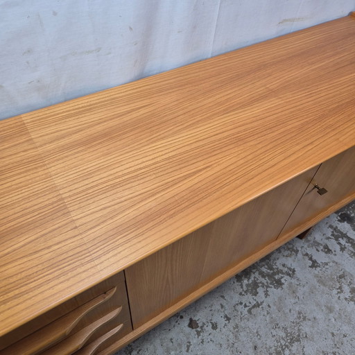 Vintage Deens Sideboard, Dressoir, TV Meubel Jaren 60 - 70