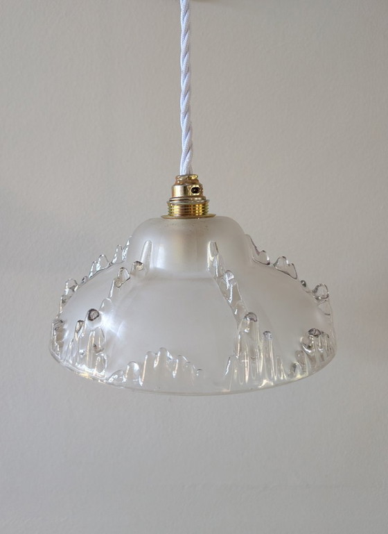 Image 1 of Beautiful Ezan Ice Art Deco pendant lamp