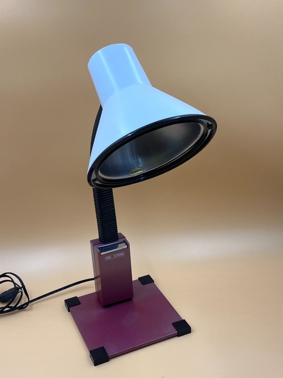 Image 1 of Duo de Lampes de bureau post-moderne « ONE STAND » – années 1980