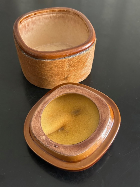 Image 1 of Scatola in ceramica e pelle Longchamp