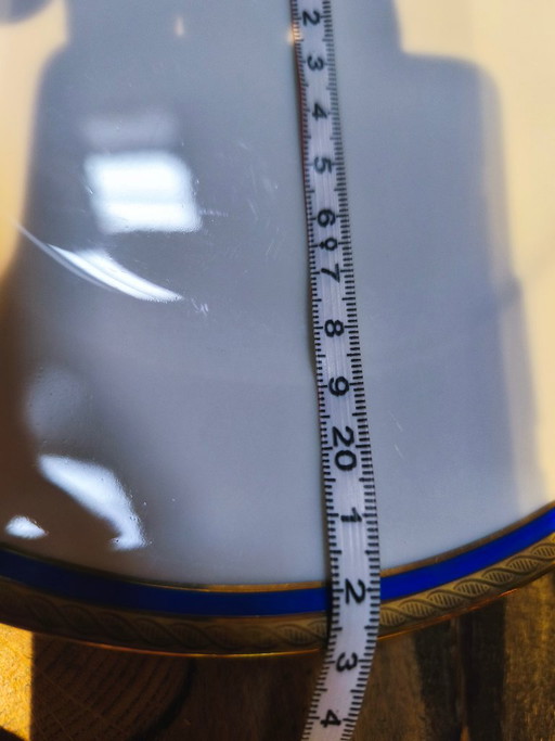 2 schotels Richard Ginori Blue Palermo Edition 22,5 cm – tafelwaar, Porcelain (photo 2 of 5)
